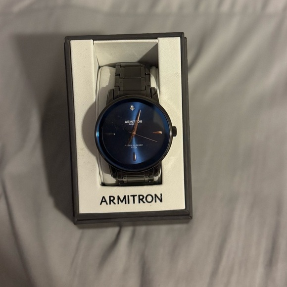 Armitron Men’s Diamond Accent Stainless Steel Watch - Picture 5 of 5